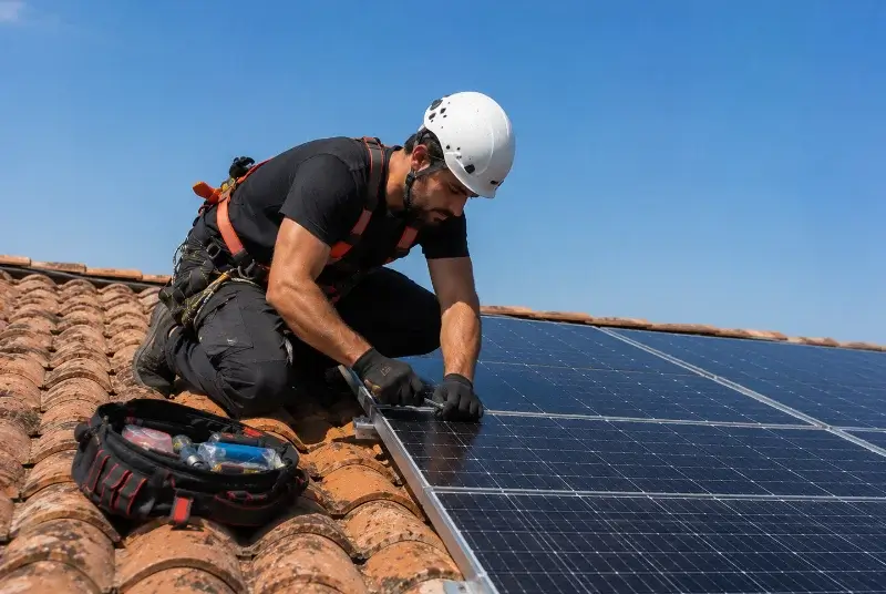 Maintenance et monitoring de panneaux solaires à Saint-Pandelon